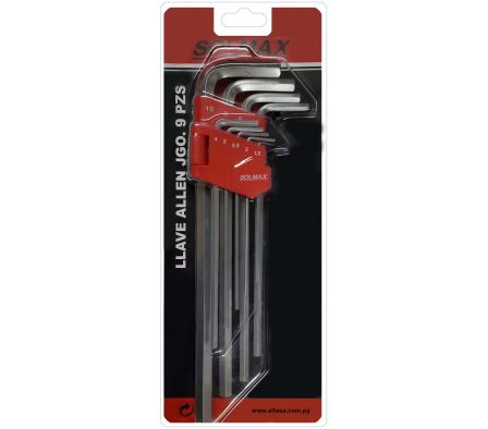 LLAVE ALLEN LARGA JGO. 9 PZS - ST-070322