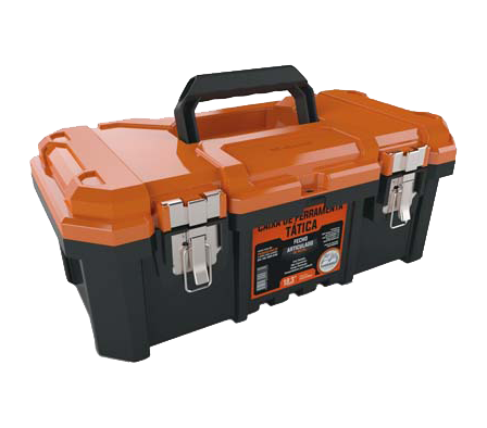 CAJA HERRAMIENTAS PLAST 18.3" NARANJA METASUL