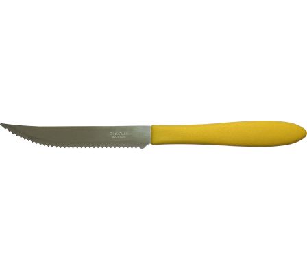 CUCHILLO ASADO AMARILLO 12 PZ PRISMA
