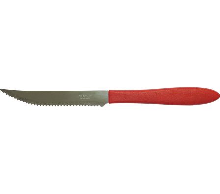 CUCHILLO ASADO ROJO 12 PZ PRISMA