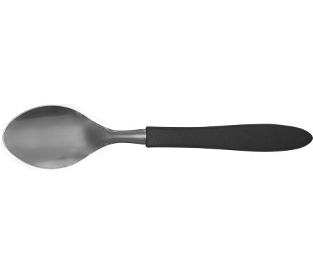 CUCHARA MESA NEGRO 12 PZ PRISMA