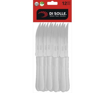 CUCHILLO ASADO BLANCO 12 PZ NEW TROPICAL