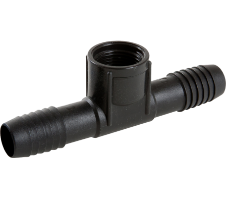 CONEX "T" ROSCA INT    1/2" NEGRO 50UNI 1202 PABOVI