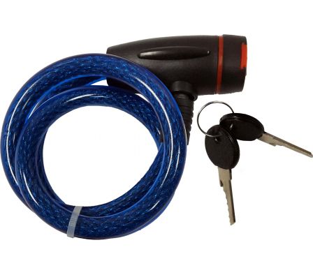 CABLE CANDADO P/ BICI 0.8MX12MM G005678