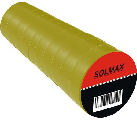 CINTA AISLADORA   5M AMARILLO  SOLMAX