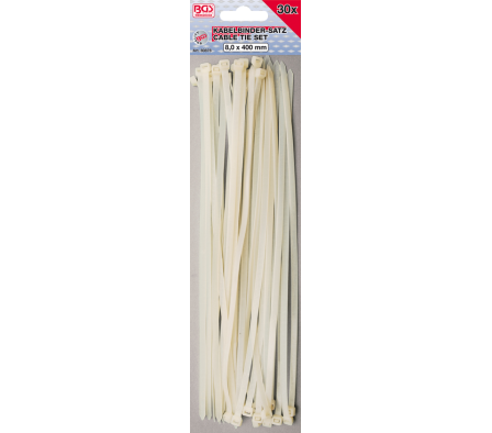 CINTILLO BLANCO 8X400MM 30PZ 80878 BGS
