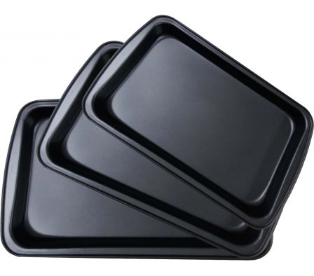 ASADERA ACERO TEFLONADO 3 PZ A012386