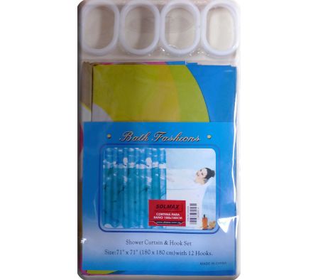 CORTINA PARA BAﾑO 180X180CM C002299