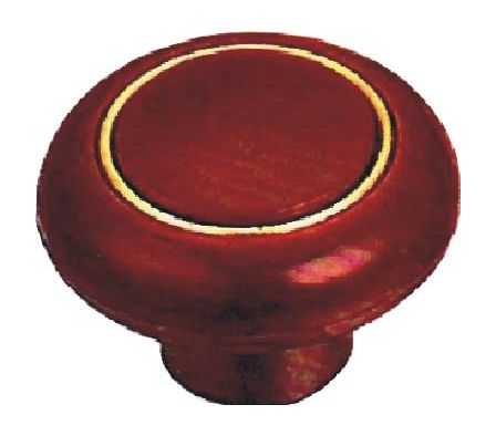 TIRADOR PLAST. BOTON 107/RED -  39MM