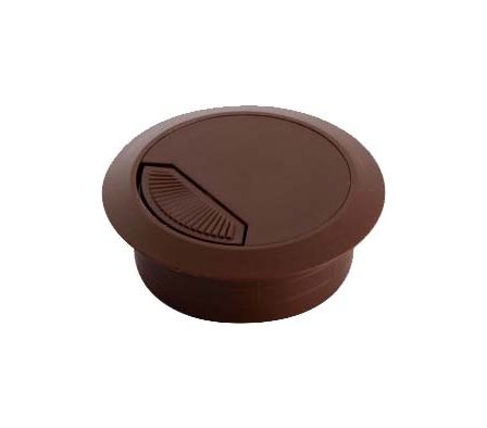 PASACABLE PLAST. 60MM MARRON