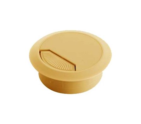 PASACABLE PLAST. 80MM CREMA