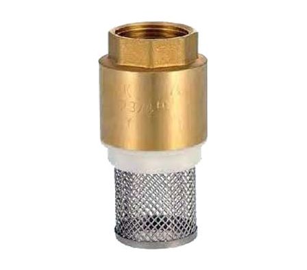 VALVULA RETENCION ROSCA C/ FILTRO VERT. 1" 150G R-3201B