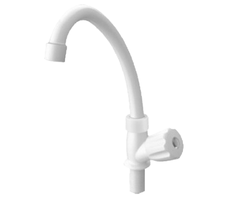 CANILLA COCINA MESADA PICO ALTO BL WH002