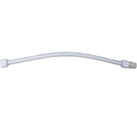 CONEXION PLASTICA FLEXIBLE 50CM BLANCO 541