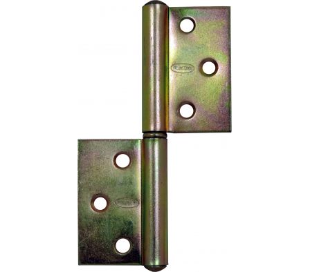 FICHA P/ PUERTA 3 AGUJEROS  -  DORADA 512