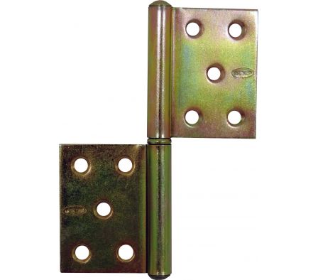 FICHA P/ PUERTA 5 AGUJEROS  -  DORADA 517