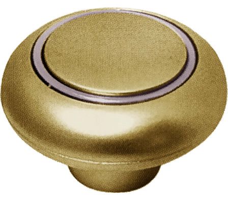 TIRADOR PLAST. BOTON 107 BP/CP RING -    39MM