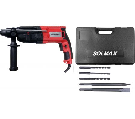 MAQ. ROTOMARTILLO SDS PLUS 26MM 800W  SMRH26A SOLMAX