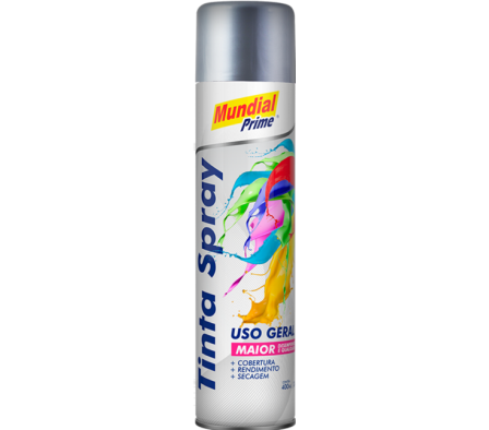 PINTURA AEROSOL 400ML GRIS MUNDIAL PRIME