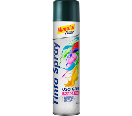 PINTURA AEROSOL 400ML VERDE OSCURO MUNDIAL PRIME